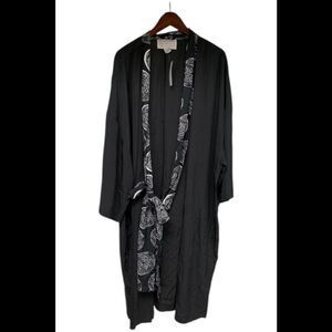ChicNiCity Women's Tori Midi Duster Cardigan Black - Regular